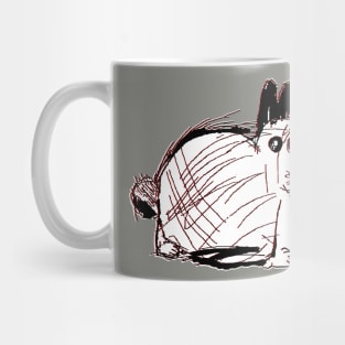 rabbit bunny childrens drawing Mug